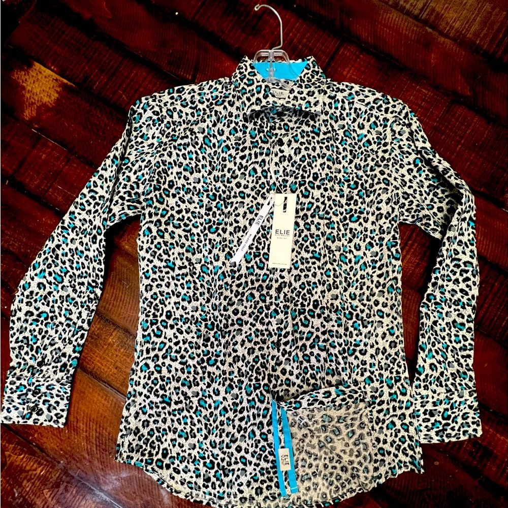 Leopard Button Down